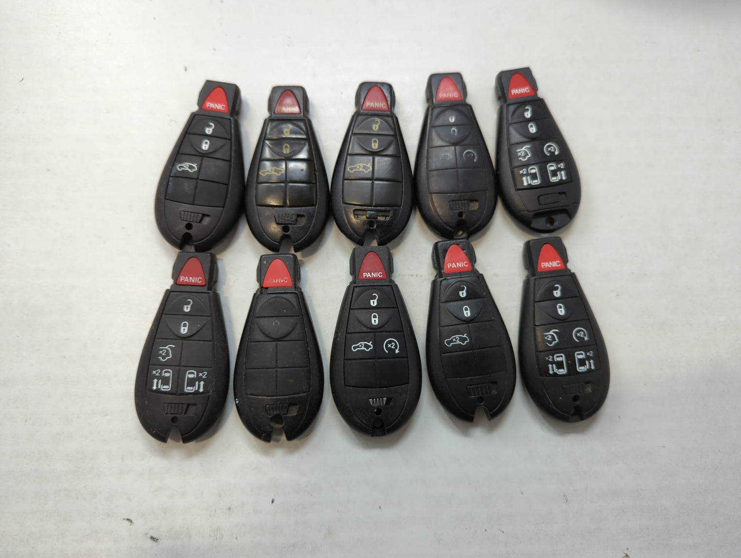 Lot of 10 Aftermarket Dodge/chrysler/jeep/ram Keyless Entry Remote Fob - Oemusedautoparts1.com