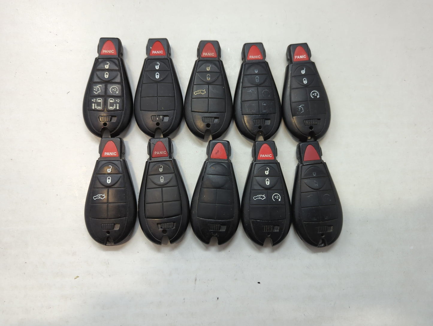 Lot of 10 Aftermarket Dodge/chrysler/jeep/ram Keyless Entry Remote Fob - Oemusedautoparts1.com
