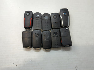 Lot of 10 Aftermarket Keyless Entry Remote Fob MIXED FCC IDS MIXED PART