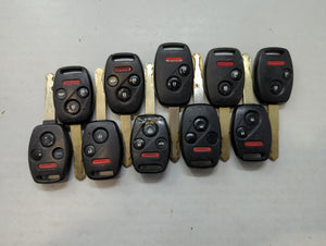 Lot of 10 Aftermarket Honda Keyless Entry Remote Fob MIXED FCC IDS MIXED