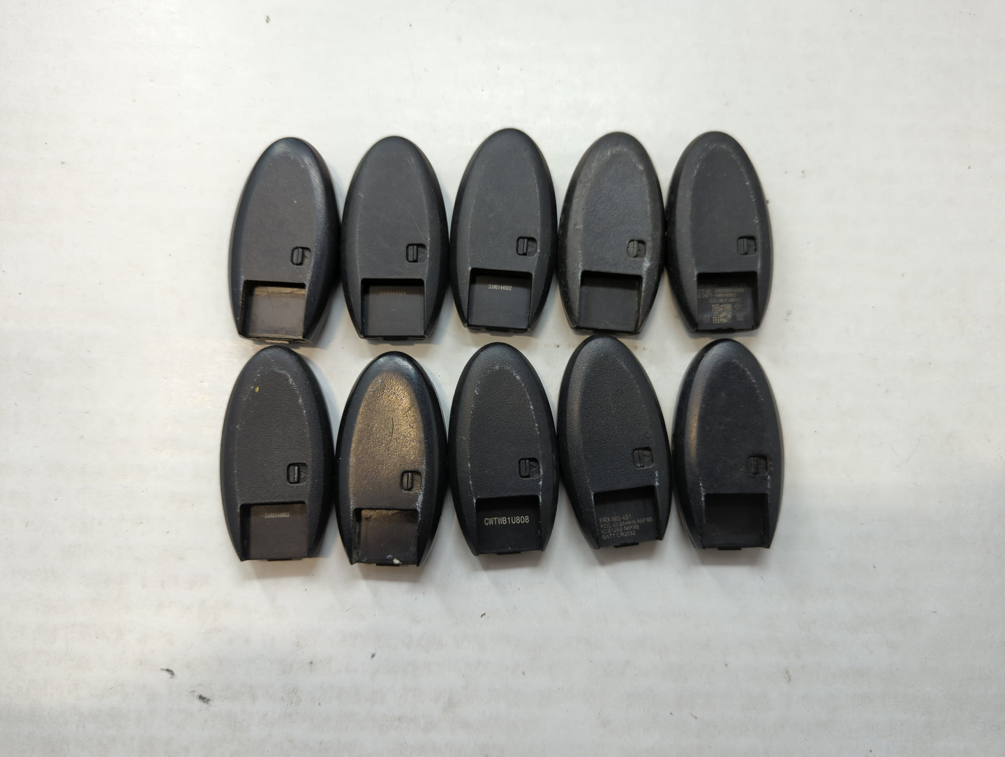 Lot of 10 Aftermarket Nissan Keyless Entry Remote Fob MIXED FCC IDS - Oemusedautoparts1.com