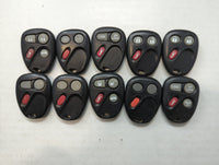 Lot of 10 Aftermarket Chevrolet Keyless Entry Remote Fob MIXED FCC IDS - Oemusedautoparts1.com
