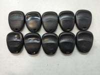 Lot of 10 Aftermarket Chevrolet Keyless Entry Remote Fob MIXED FCC IDS - Oemusedautoparts1.com