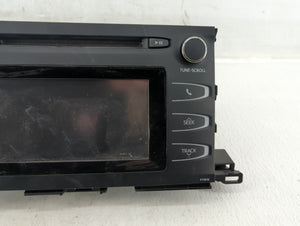 2018-2019 Toyota Highlander Radio AM FM Cd Player Receiver Replacement P/N:86140-0E231 Fits 2018 2019 OEM Used Auto Parts