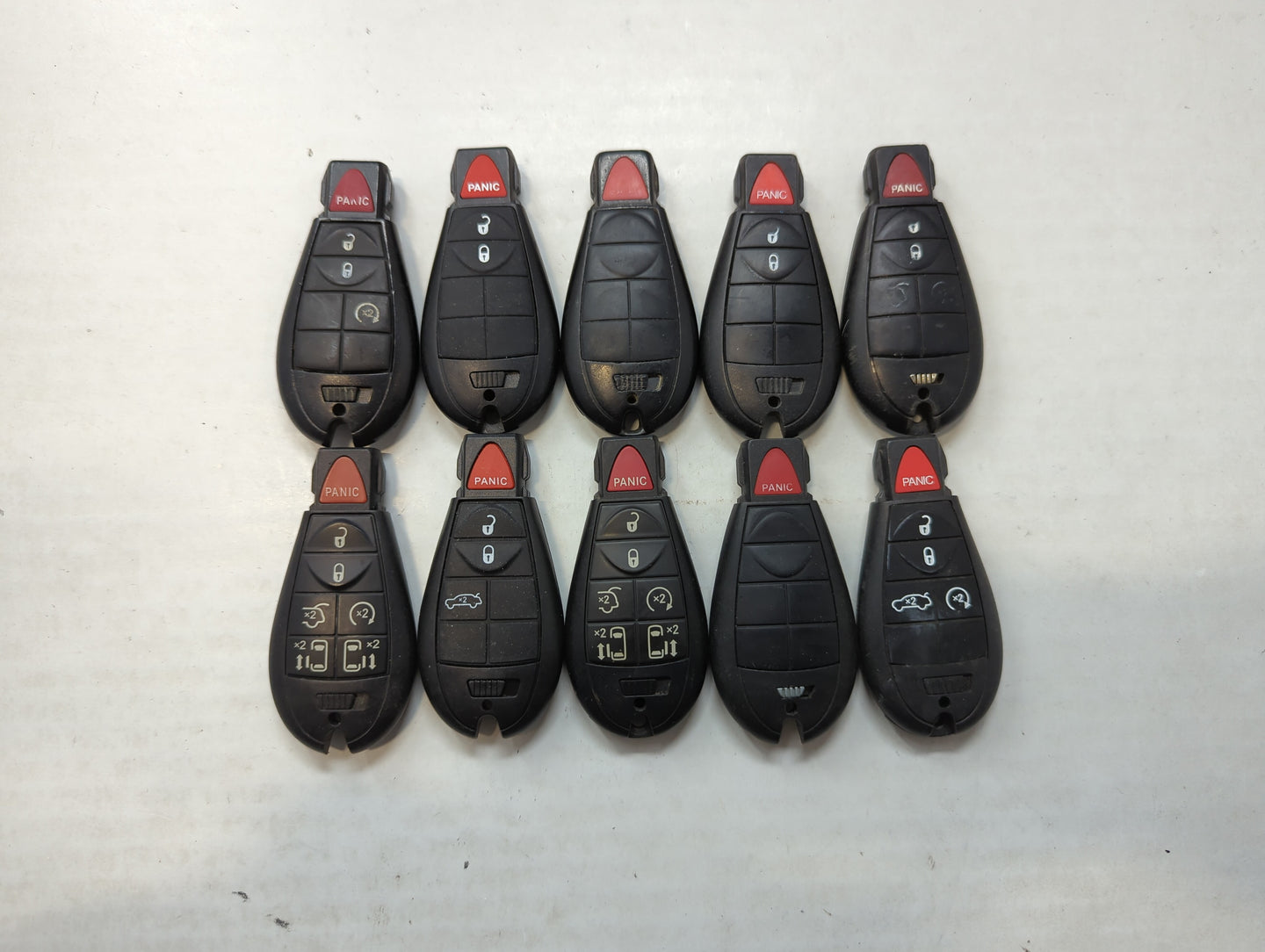 Lot of 10 Aftermarket Dodge/chrysler/jeep/ram Keyless Entry Remote Fob - Oemusedautoparts1.com
