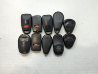 Lot of 10 Aftermarket Keyless Entry Remote Fob MIXED FCC IDS MIXED PART - Oemusedautoparts1.com