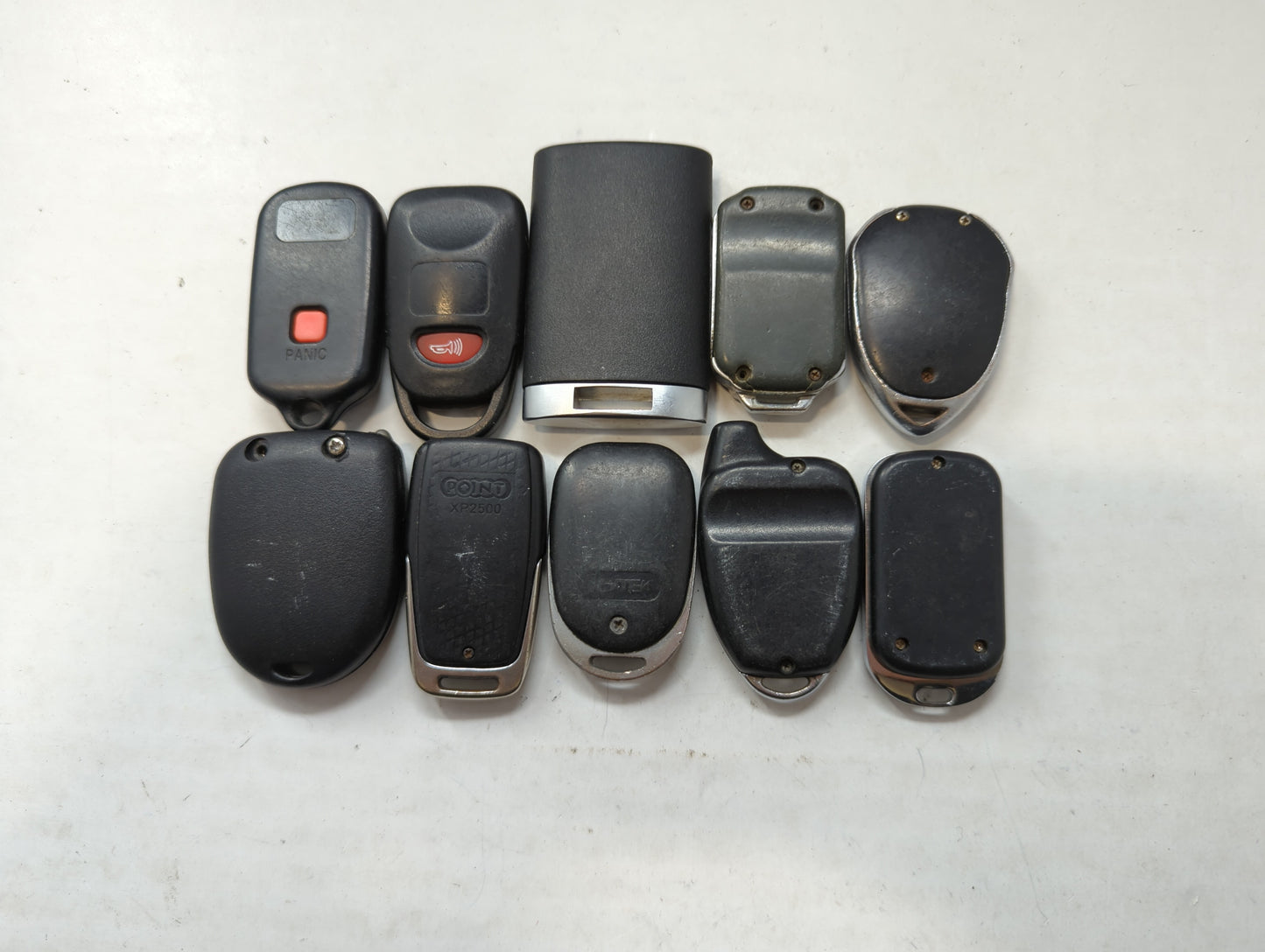Lot of 10 Aftermarket Keyless Entry Remote Fob MIXED FCC IDS MIXED PART - Oemusedautoparts1.com