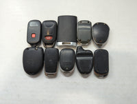 Lot of 10 Aftermarket Keyless Entry Remote Fob MIXED FCC IDS MIXED PART - Oemusedautoparts1.com