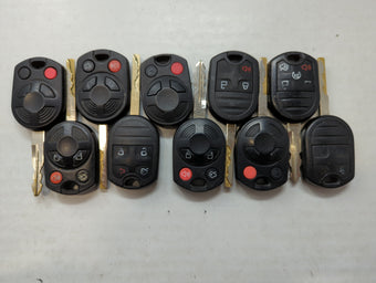 compare product Lot of 10 Aftermarket Ford Keyless Entry Remote Fob MIXED FCC IDS MIXED