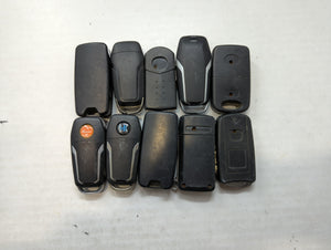 Lot of 10 Aftermarket Keyless Entry Remote Fob MIXED FCC IDS MIXED PART