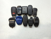 Lot of 10 Aftermarket Keyless Entry Remote Fob MIXED FCC IDS MIXED PART - Oemusedautoparts1.com