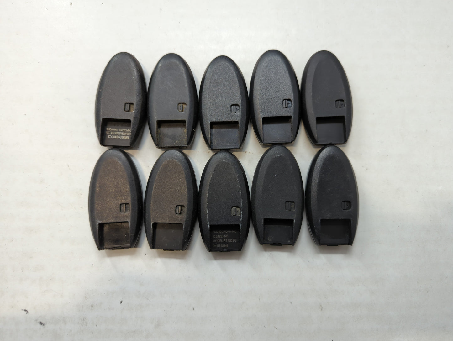Lot of 10 Aftermarket Nissan Keyless Entry Remote Fob MIXED FCC IDS - Oemusedautoparts1.com