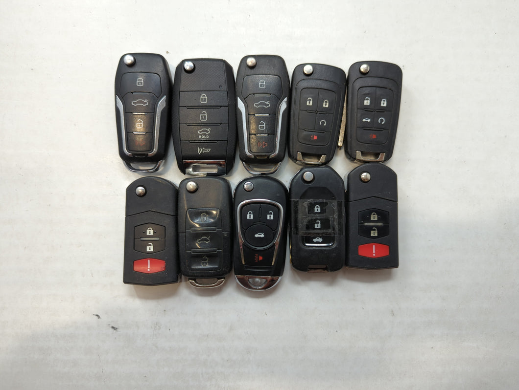 Lot of 10 Aftermarket Dodge/chrysler/jeep/ram Keyless Entry Remote Fob