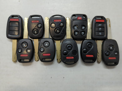 Lot of 10 Aftermarket Keyless Entry Remote Fob MIXED FCC IDS MIXED PART