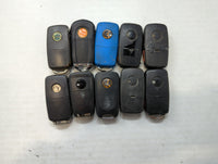 Lot of 10 Aftermarket Keyless Entry Remote Fob MIXED FCC IDS MIXED PART - Oemusedautoparts1.com
