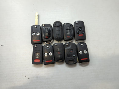 Lot of 10 Aftermarket Keyless Entry Remote Fob MIXED FCC IDS MIXED PART