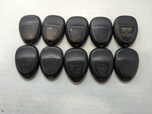 Lot of 10 Aftermarket Chevrolet Keyless Entry Remote Fob MIXED FCC IDS