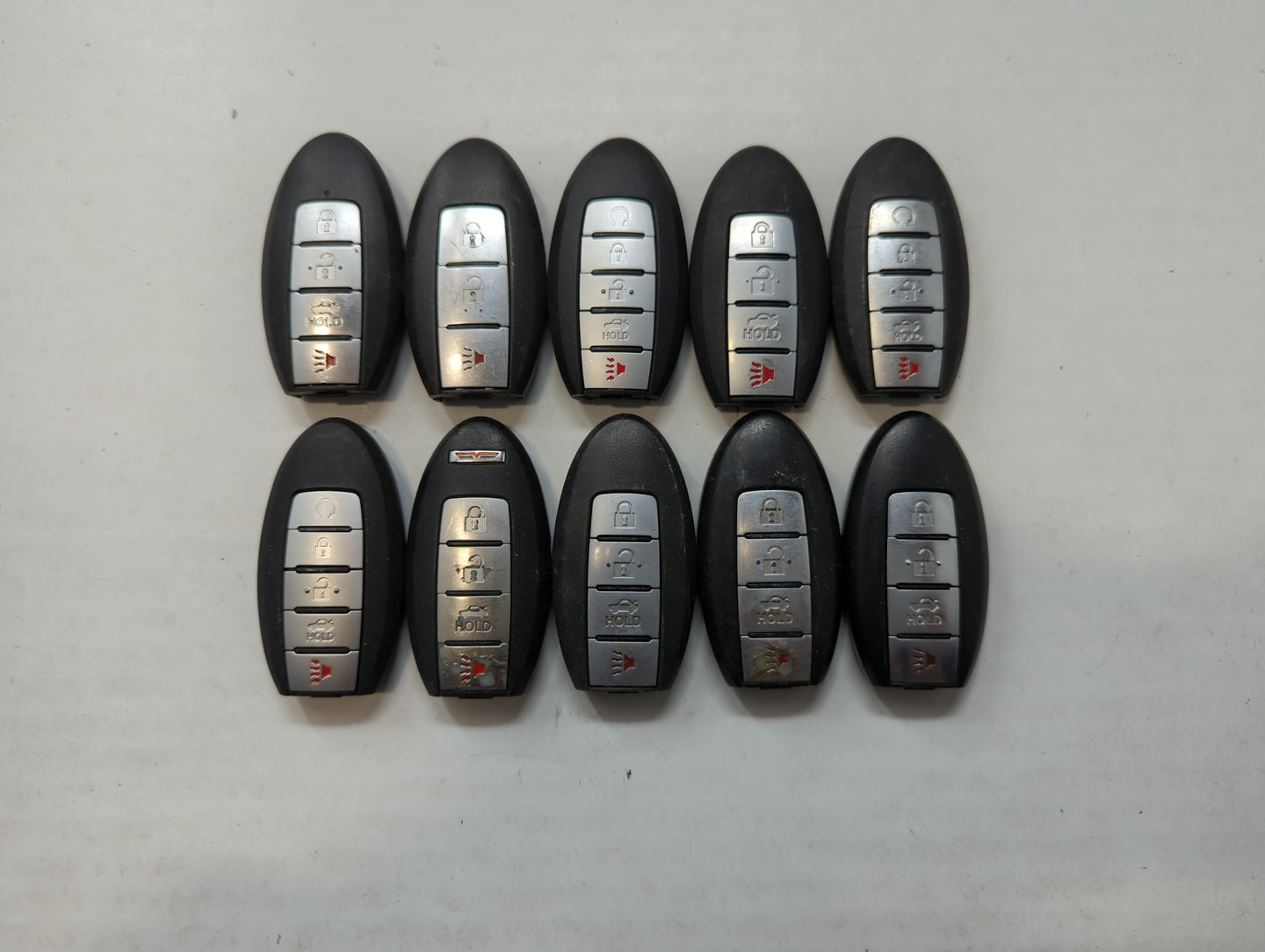 Lot of 10 Aftermarket Keyless Entry Remote Fob MIXED FCC IDS MIXED PART - Oemusedautoparts1.com