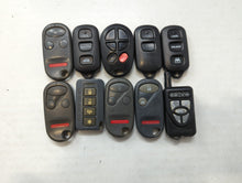 Lot of 10 Aftermarket Keyless Entry Remote Fob MIXED FCC IDS MIXED PART