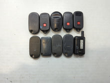 Lot of 10 Aftermarket Keyless Entry Remote Fob MIXED FCC IDS MIXED PART