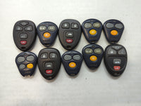 Lot of 10 Aftermarket Keyless Entry Remote Fob MIXED FCC IDS MIXED PART - Oemusedautoparts1.com