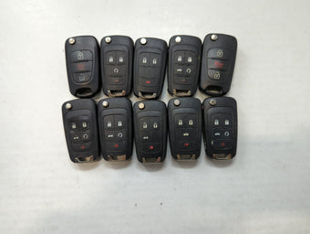 compare product Lot of 10 Aftermarket Keyless Entry Remote Fob MIXED FCC IDS MIXED PART