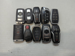 Lot of 10 Aftermarket Keyless Entry Remote Fob MIXED FCC IDS MIXED PART