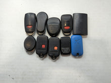 Lot of 10 Aftermarket Keyless Entry Remote Fob MIXED FCC IDS MIXED PART