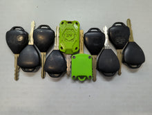 Lot of 10 Aftermarket Keyless Entry Remote Fob MIXED FCC IDS MIXED PART