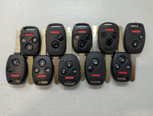 Lot of 10 Aftermarket Honda Keyless Entry Remote Fob MIXED FCC IDS MIXED