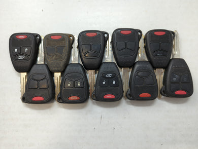 Lot of 10 Aftermarket Dodge/chrysler/jeep/ram Keyless Entry Remote Fob