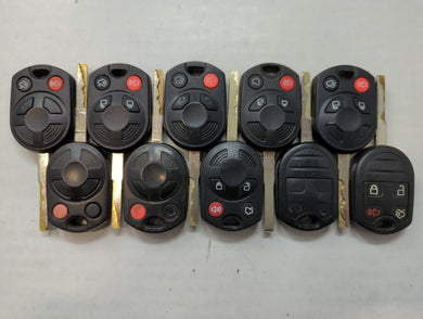 Lot of 10 Aftermarket Ford Keyless Entry Remote Fob MIXED FCC IDS MIXED