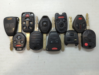 Lot of 10 Aftermarket Keyless Entry Remote Fob MIXED FCC IDS MIXED PART