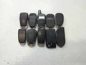 Lot of 10 Aftermarket Keyless Entry Remote Fob MIXED FCC IDS MIXED PART