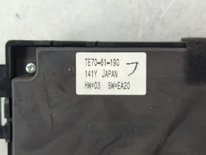 2010-2015 Mazda Cx-9 Climate Control Module Temperature AC/Heater Replacement P/N:TE70-61-190 Fits 2010 2011 2012 2013 2014 2015 OEM Used Auto Parts