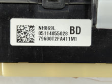 2013-2015 Honda Accord Climate Control Module Temperature AC/Heater Replacement P/N:79600T2FA411M1 Fits 2013 2014 2015 OEM Used Auto Parts