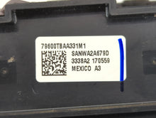 2016-2021 Honda Civic Climate Control Module Temperature AC/Heater Replacement P/N:79600TBAA331M1 79600TBAA611M1 Fits OEM Used Auto Parts