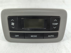 2015-2020 Toyota Sienna Ac Heater Rear Climate Control |75d875