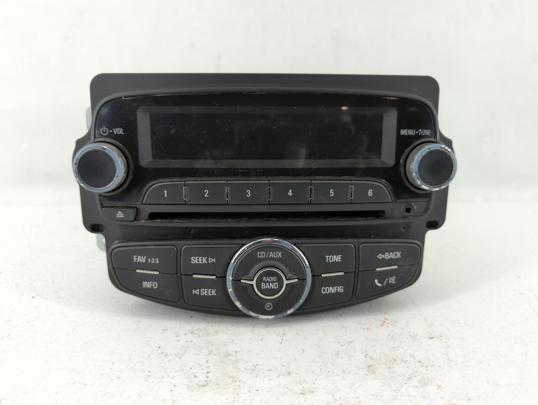 2012 Chevrolet Sonic Radio AM FM Cd Player Receiver Replacement P/N:95179057 Fits OEM Used Auto Parts