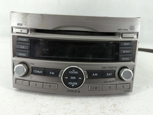 2010-2012 Subaru Legacy Radio AM FM Cd Player Receiver Replacement P/N:86201AJ64A Fits 2010 2011 2012 OEM Used Auto Parts