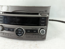 2010-2012 Subaru Legacy Radio AM FM Cd Player Receiver Replacement P/N:86201AJ64A Fits 2010 2011 2012 OEM Used Auto Parts