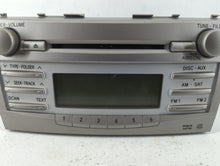 2010-2011 Toyota Camry Radio AM FM Cd Player Receiver Replacement P/N:86120-06480 Fits 2010 2011 OEM Used Auto Parts