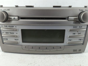 2010-2011 Toyota Camry Radio AM FM Cd Player Receiver Replacement P/N:86120-06480 Fits 2010 2011 OEM Used Auto Parts