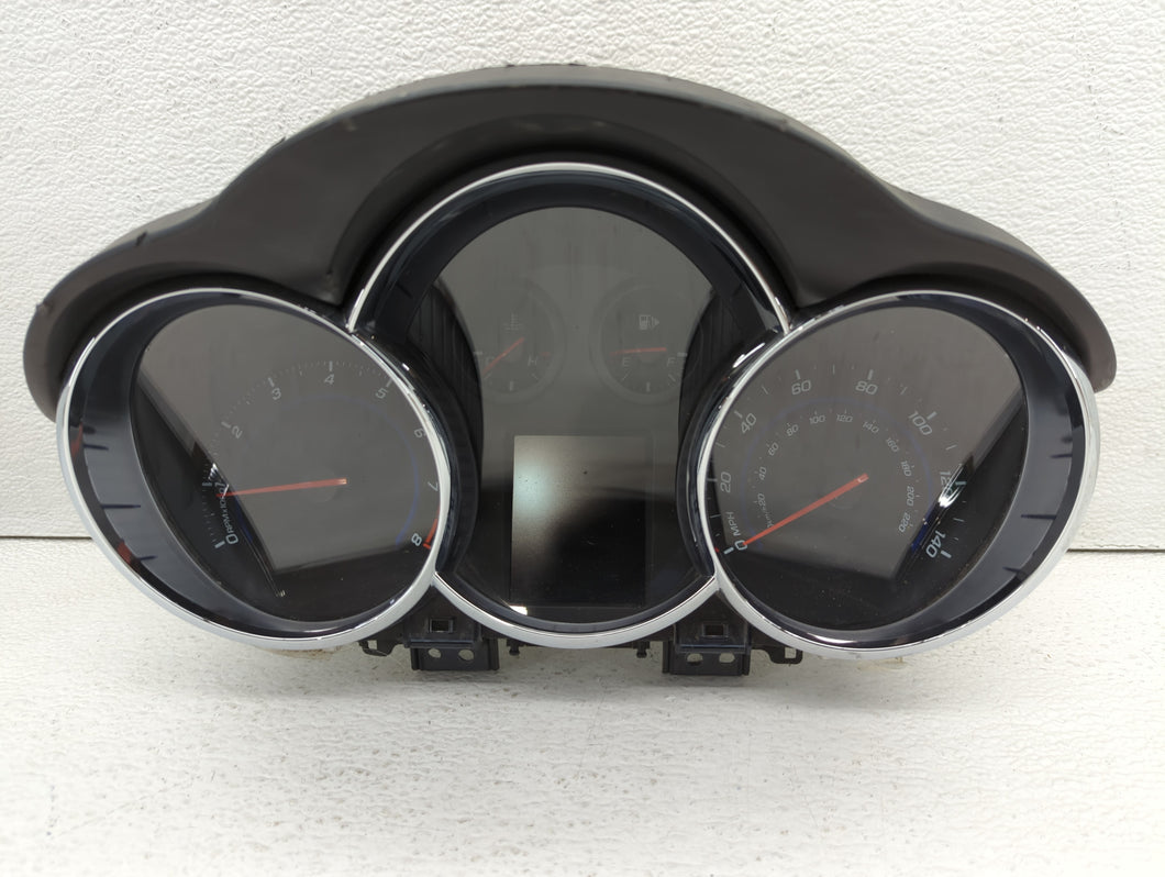 2011 Chevrolet Cruze Instrument Cluster Speedometer Gauges P/N:809773364 Fits OEM Used Auto Parts