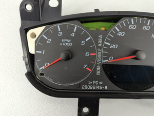 2009-2011 Chevrolet Impala Instrument Cluster Speedometer Gauges P/N:28111202 Fits 2009 2010 2011 OEM Used Auto Parts