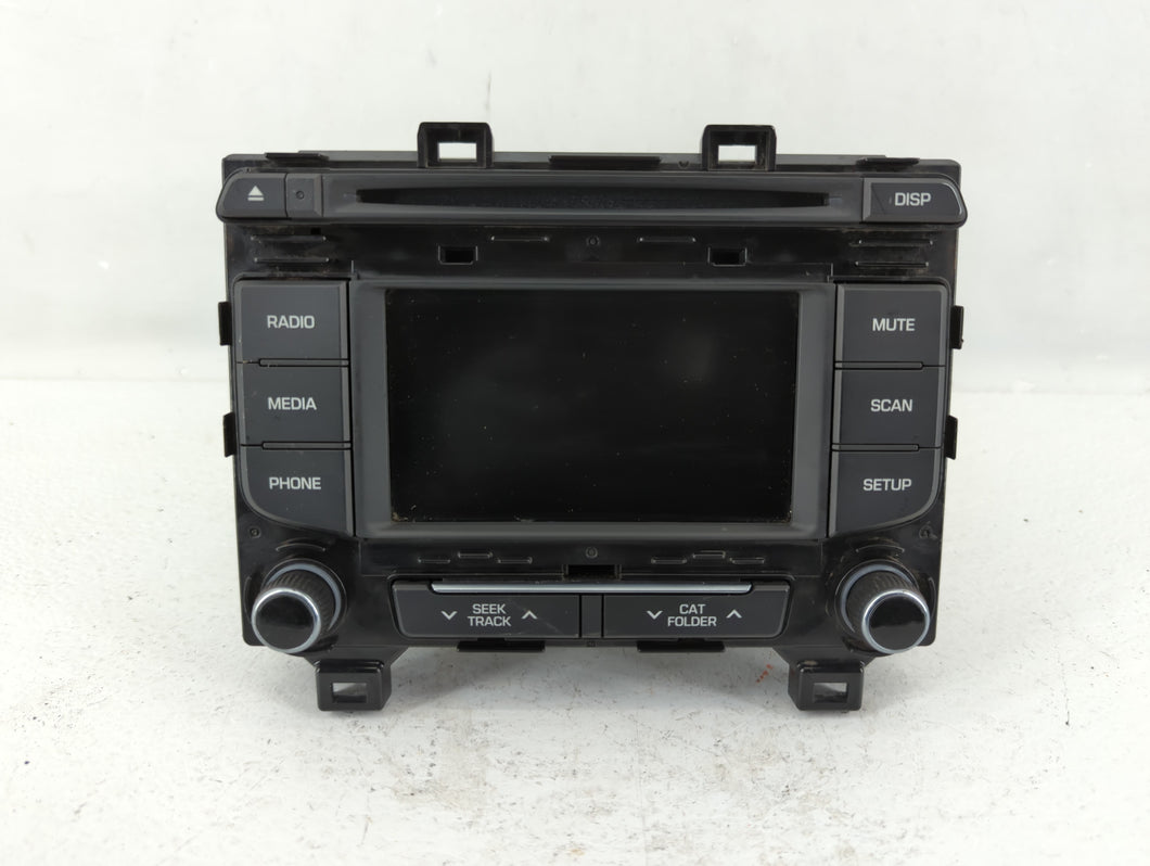 2015-2017 Hyundai Sonata Radio AM FM Cd Player Receiver Replacement P/N:96180-C20004X Fits 2015 2016 2017 OEM Used Auto Parts