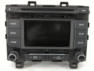 2015-2017 Hyundai Sonata Radio AM FM Cd Player Receiver Replacement P/N:96180-C20004X Fits 2015 2016 2017 OEM Used Auto Parts