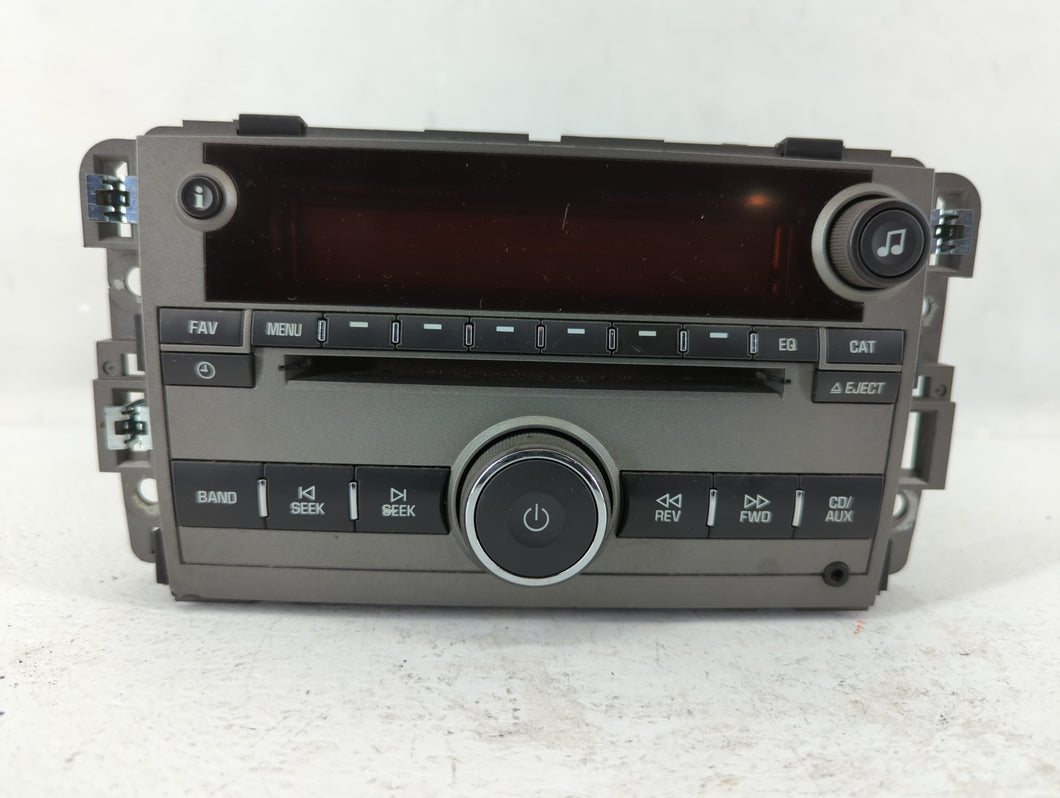 2009 Saturn Vue Radio AM FM Cd Player Receiver Replacement P/N:20790696 Fits OEM Used Auto Parts