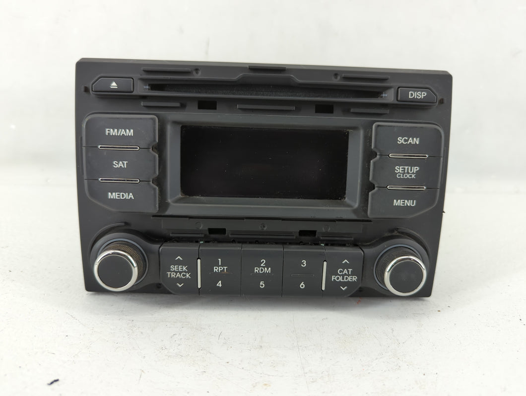 2012-2015 Kia Rio Radio AM FM Cd Player Receiver Replacement P/N:96170-1W900CA Fits 2012 2013 2014 2015 OEM Used Auto Parts