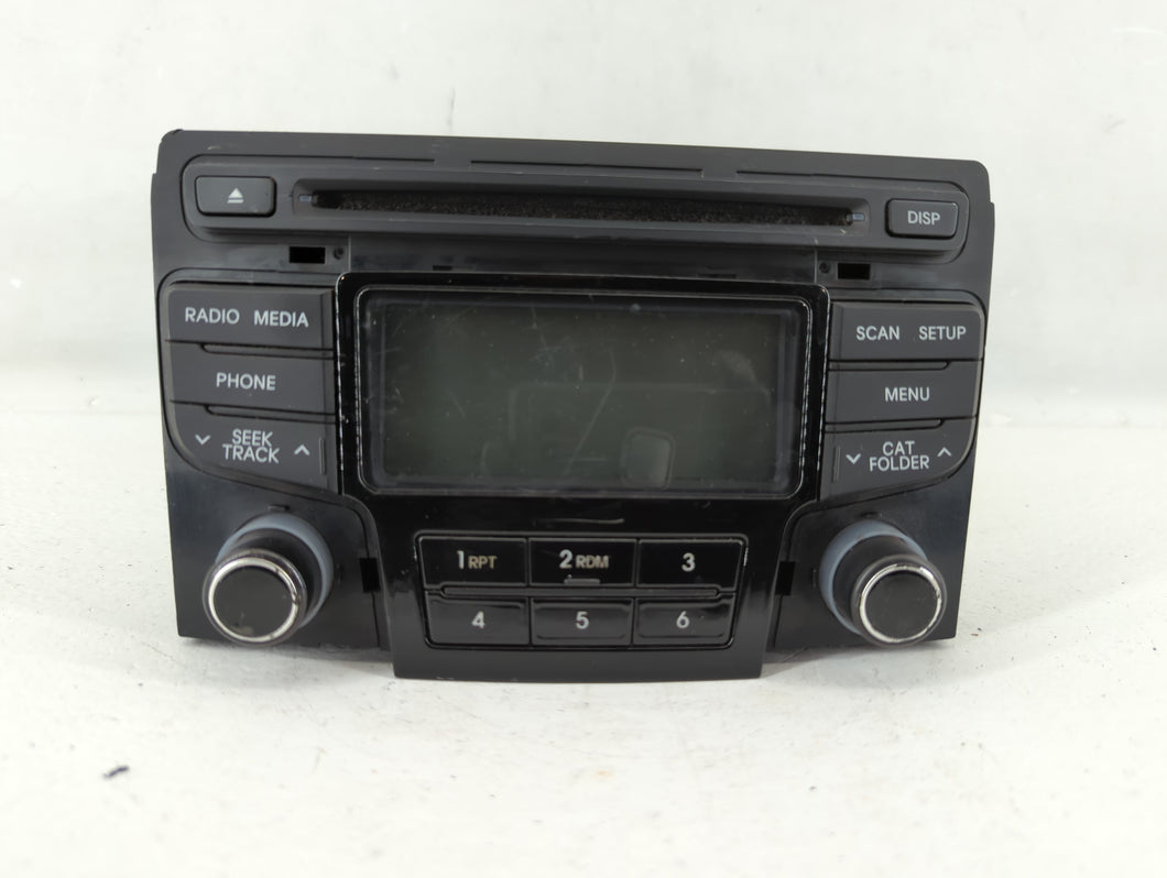 2013-2014 Hyundai Sonata Radio AM FM Cd Player Receiver Replacement P/N:96190-3Q700 96180-3Q8004X Fits 2013 2014 OEM Used Auto Parts